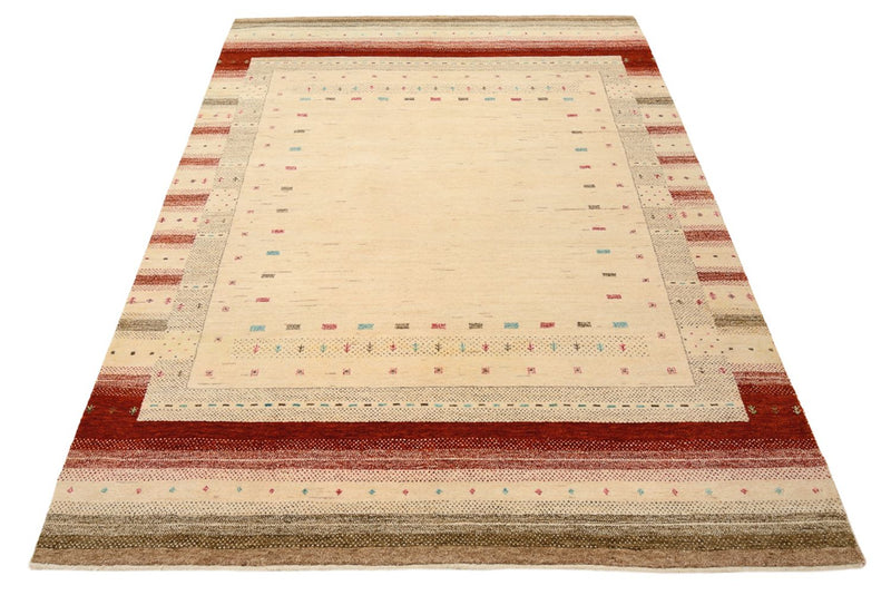 Tappeto Gabbeh - Loribaft Indus - 206 x 156 cm - beige chiaro