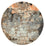 Tappeto di design rotondo  - 243 x 241 cm - multicolore