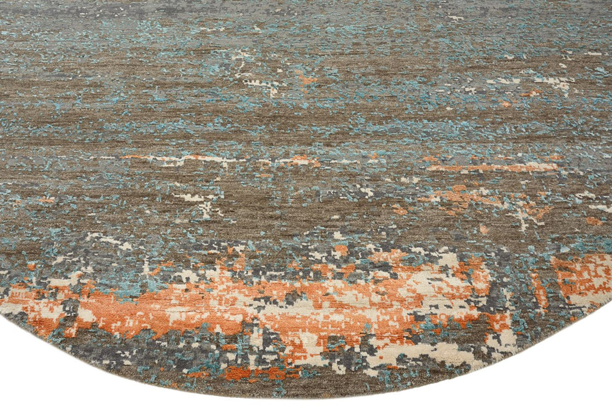 Tappeto di design - 242 x 240 cm - multicolore