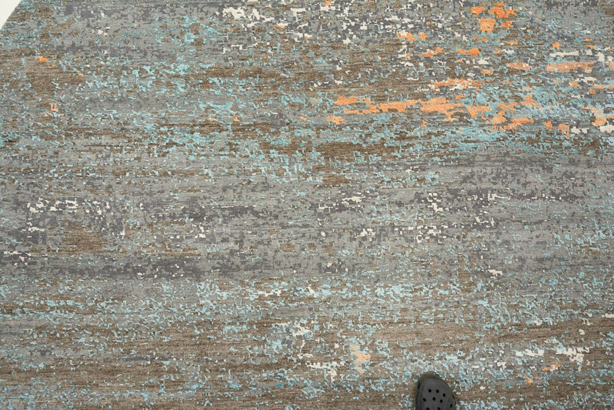 Tappeto di design - 242 x 240 cm - multicolore
