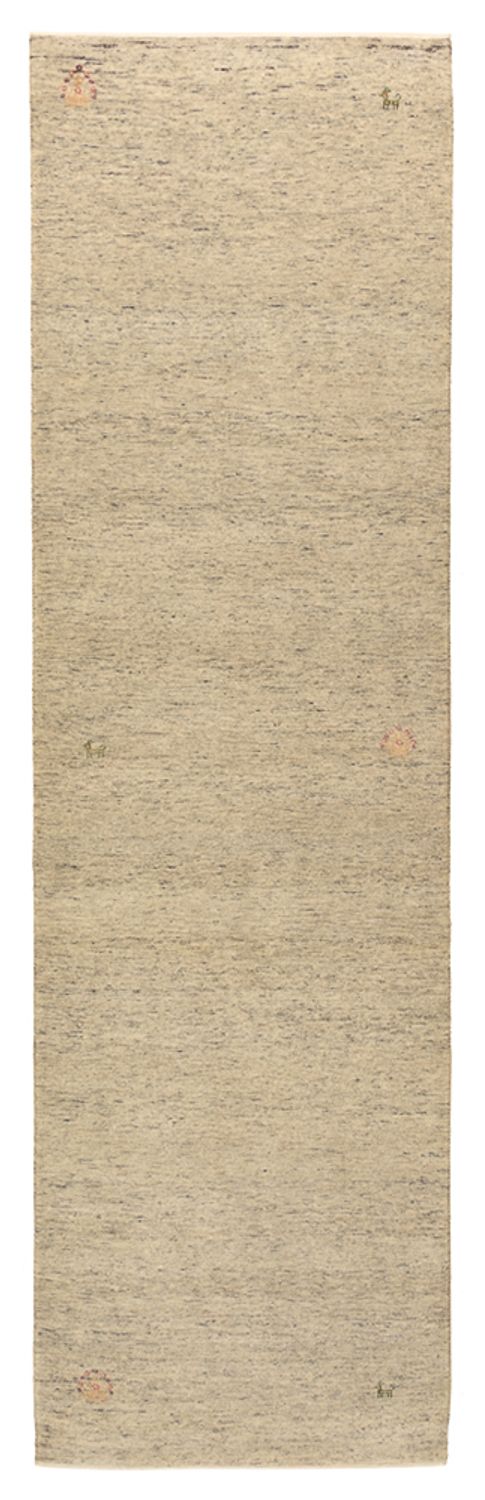 Tappeto corsia Tappeto Gabbeh - Loribaft Indus - 296 x 84 cm - cammello