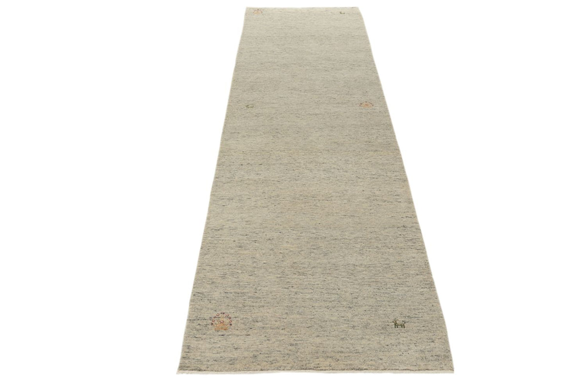 Tappeto corsia Tappeto Gabbeh - Loribaft Indus - 296 x 84 cm - cammello