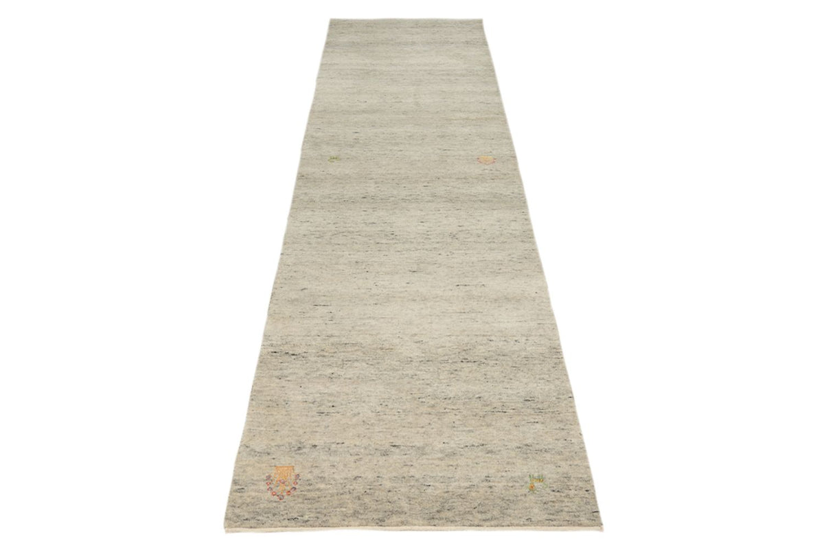 Tappeto corsia Tappeto Gabbeh - Loribaft Indus - 292 x 83 cm - cammello