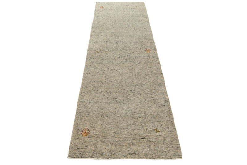 Tappeto corsia Tappeto Gabbeh - Loribaft Indus - 241 x 74 cm - cammello