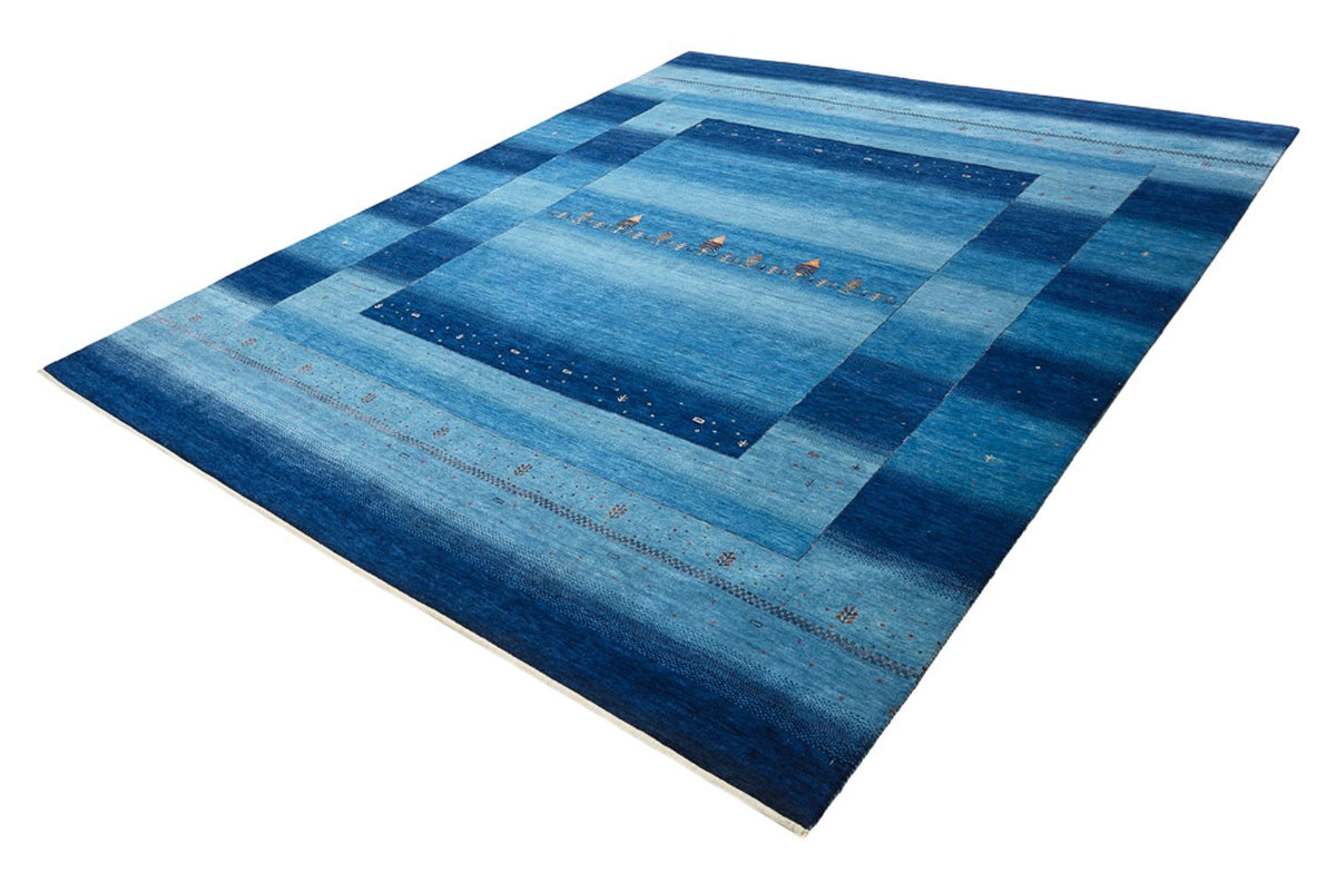 Tappeto Gabbeh - Loribaft Indus - 299 x 250 cm - blu mare