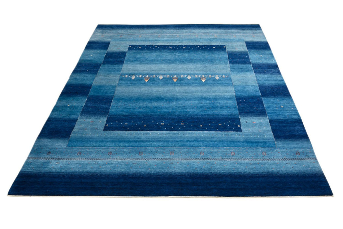 Tappeto Gabbeh - Loribaft Indus - 299 x 250 cm - blu mare