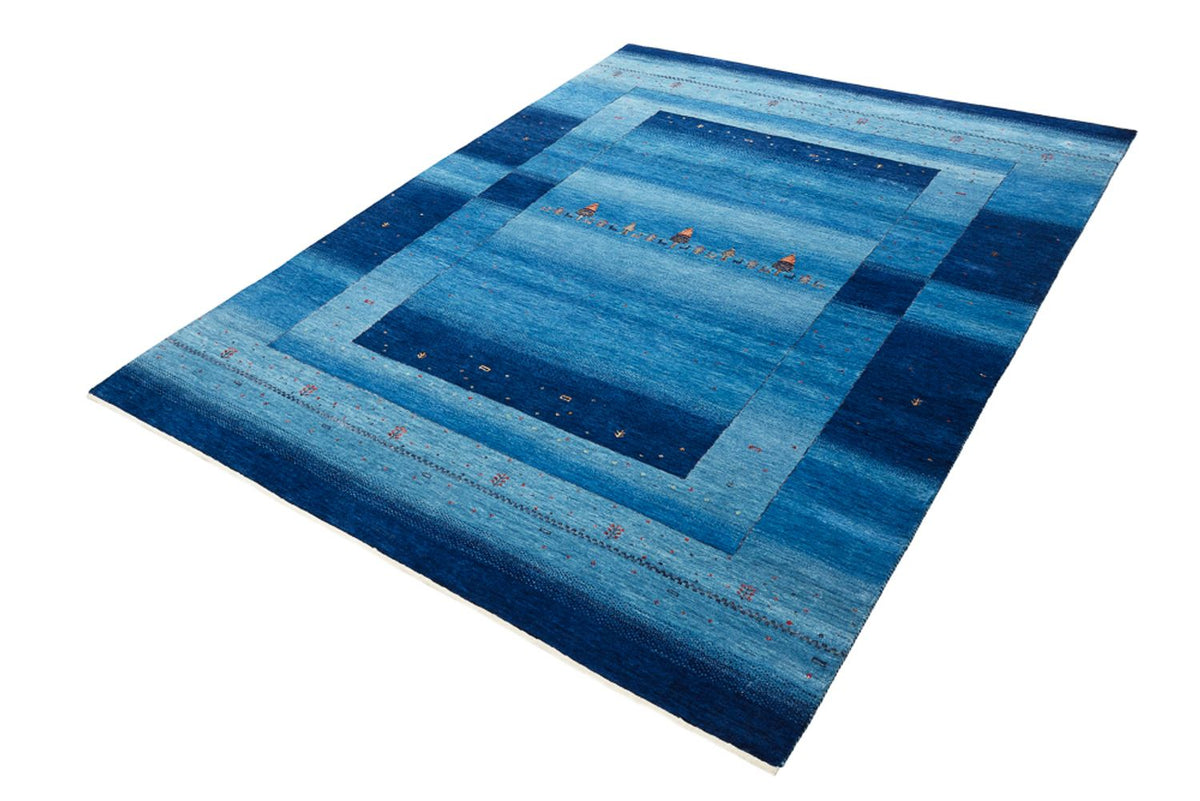 Tappeto Gabbeh - Loribaft Indus - 232 x 177 cm - blu mare