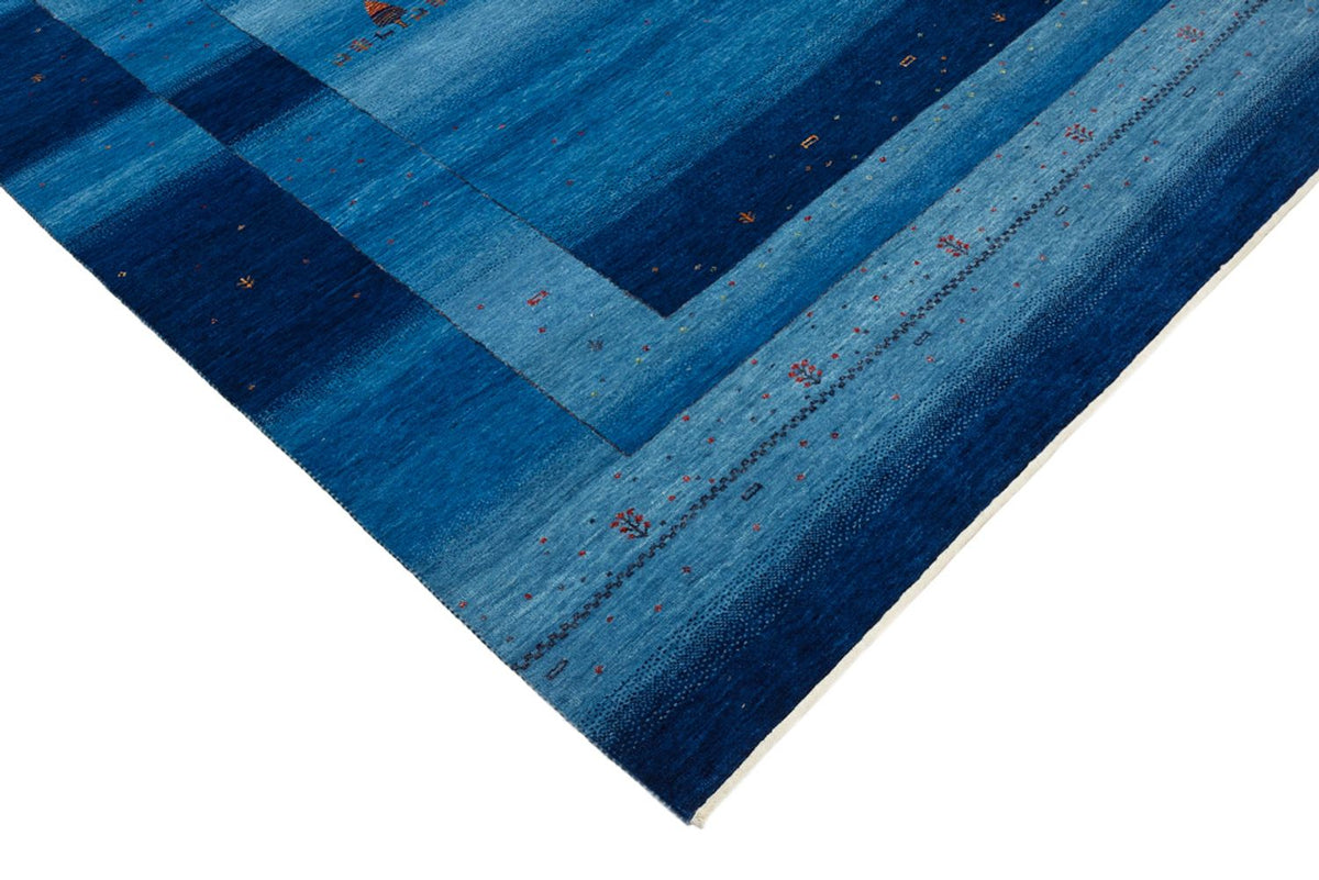 Tappeto Gabbeh - Loribaft Indus - 232 x 177 cm - blu mare
