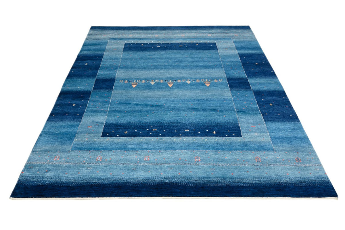 Tappeto Gabbeh - Loribaft Indus - 232 x 177 cm - blu mare
