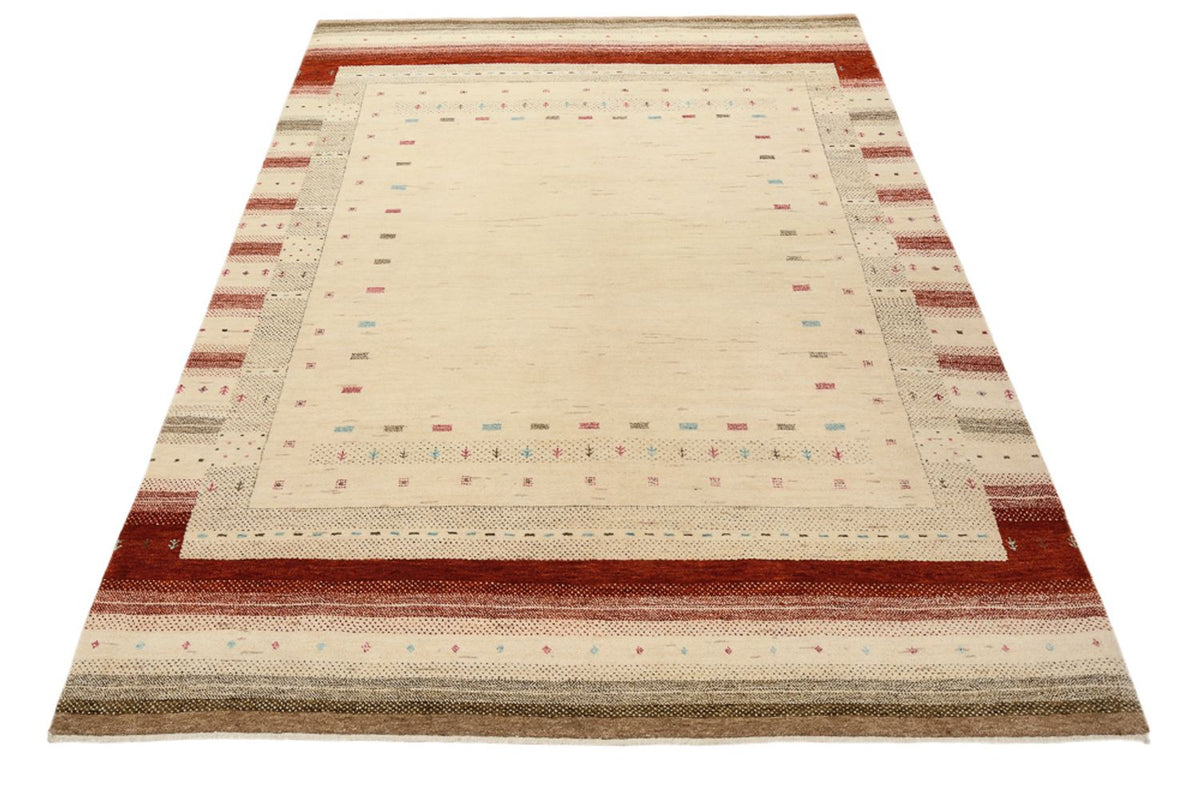 Tappeto Gabbeh - Loribaft Indus - 205 x 152 cm - beige chiaro