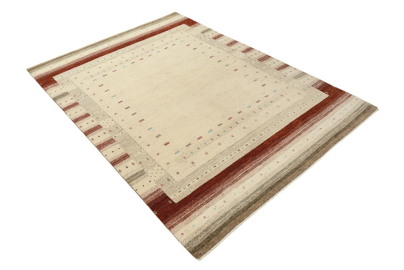 Tappeto Gabbeh - Loribaft Indus - 205 x 152 cm - beige chiaro