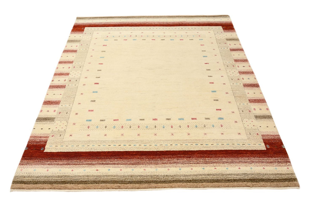 Tappeto Gabbeh - Loribaft Indus - 198 x 156 cm - beige chiaro