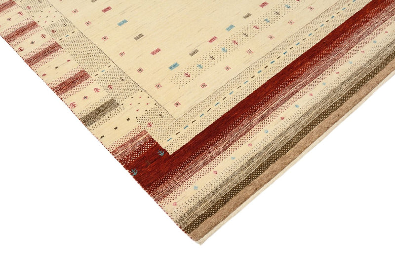 Tappeto Gabbeh - Loribaft Indus - 198 x 156 cm - beige chiaro