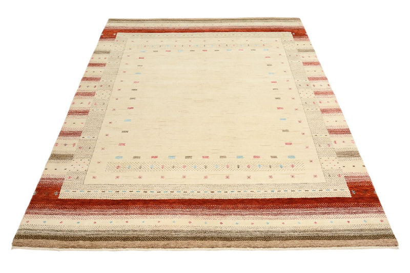 Tappeto Gabbeh - Loribaft Indus - 198 x 156 cm - beige chiaro