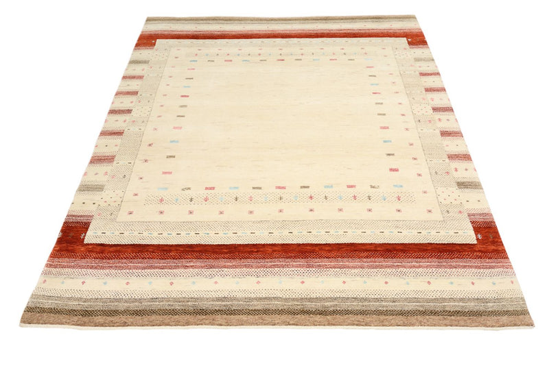 Tappeto Gabbeh - Loribaft Indus - 194 x 154 cm - beige chiaro