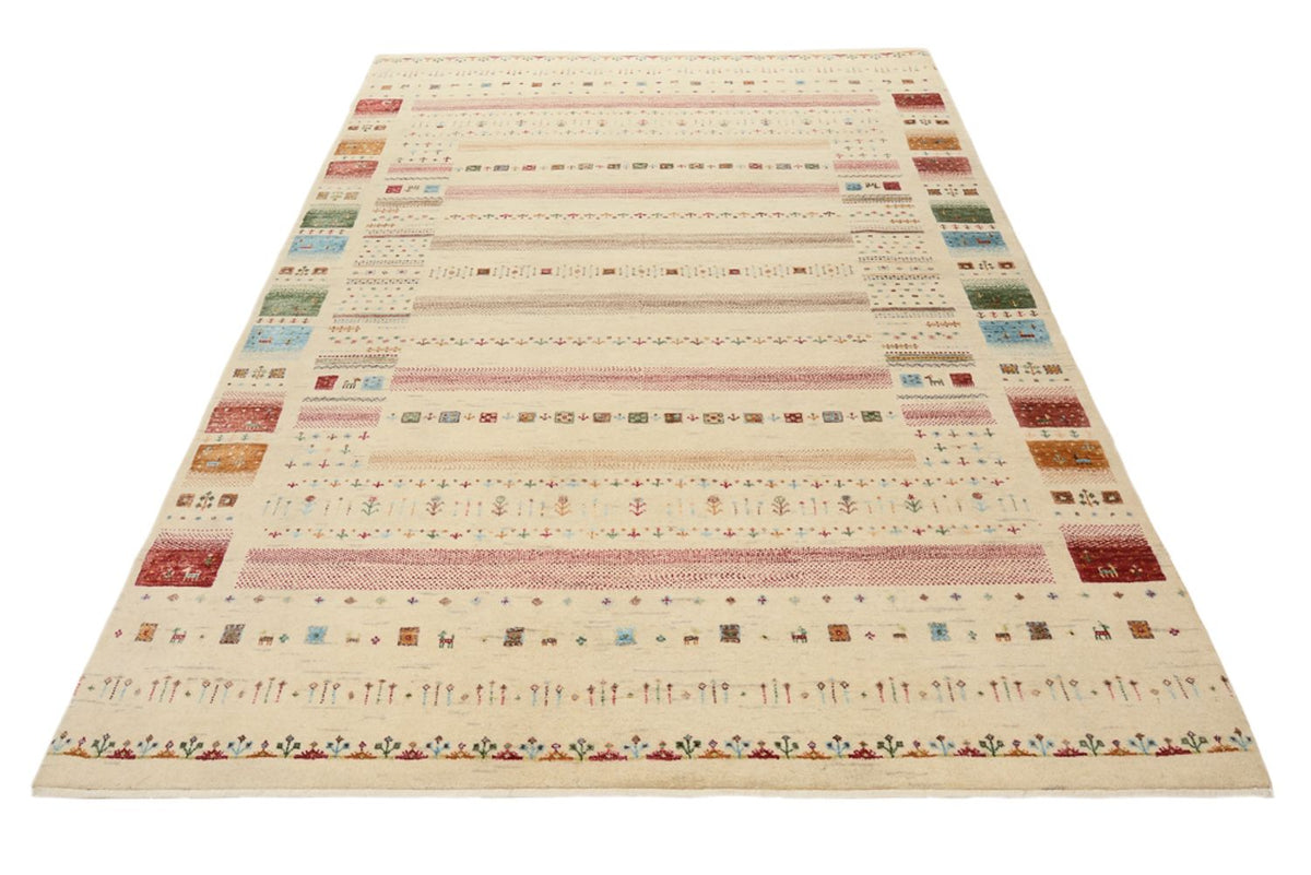 Tappeto Gabbeh - Loribaft Indus - 246 x 174 cm - beige chiaro