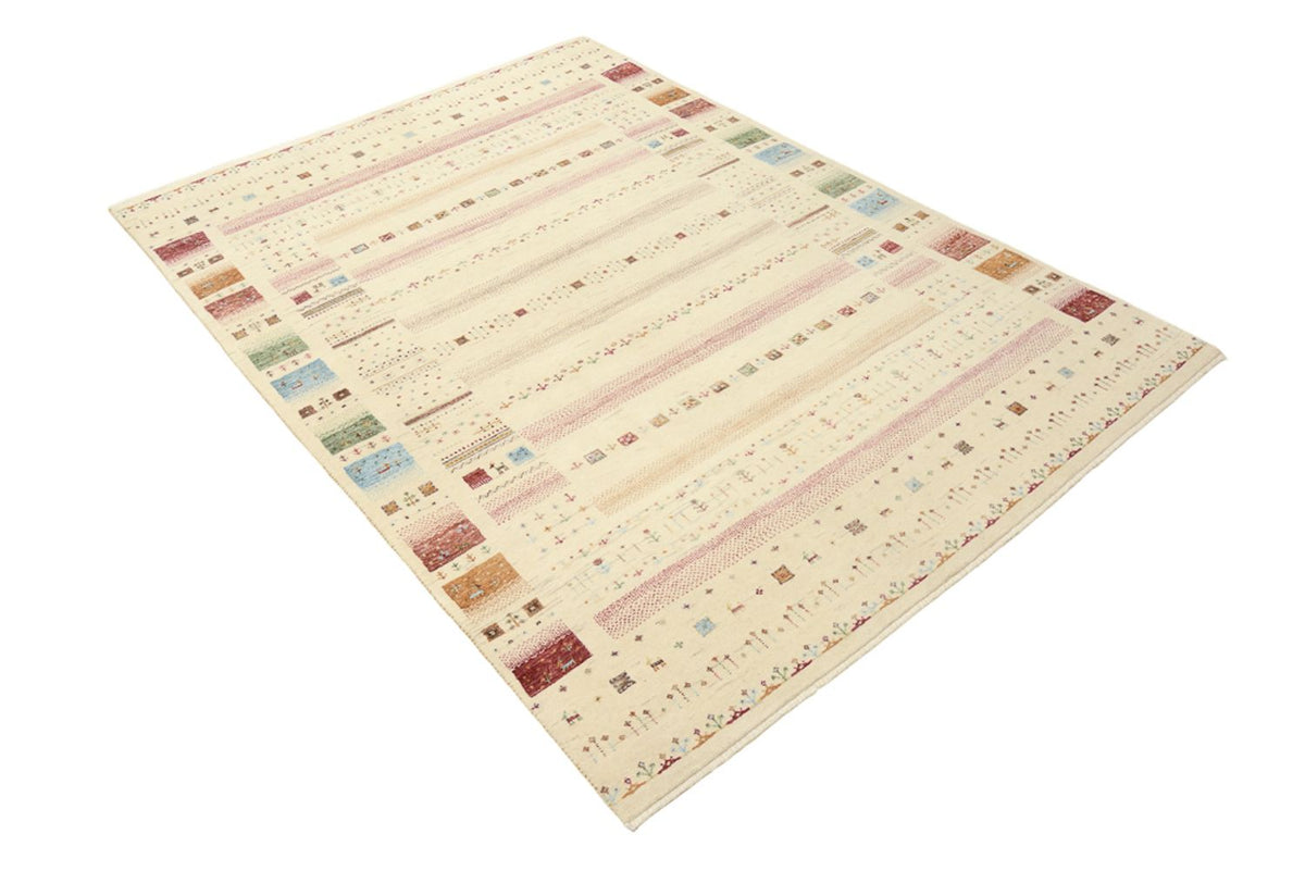 Tappeto Gabbeh - Loribaft Indus - 206 x 149 cm - beige chiaro
