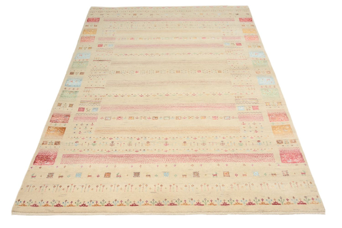 Tappeto Gabbeh - Loribaft Indus - 206 x 149 cm - beige chiaro