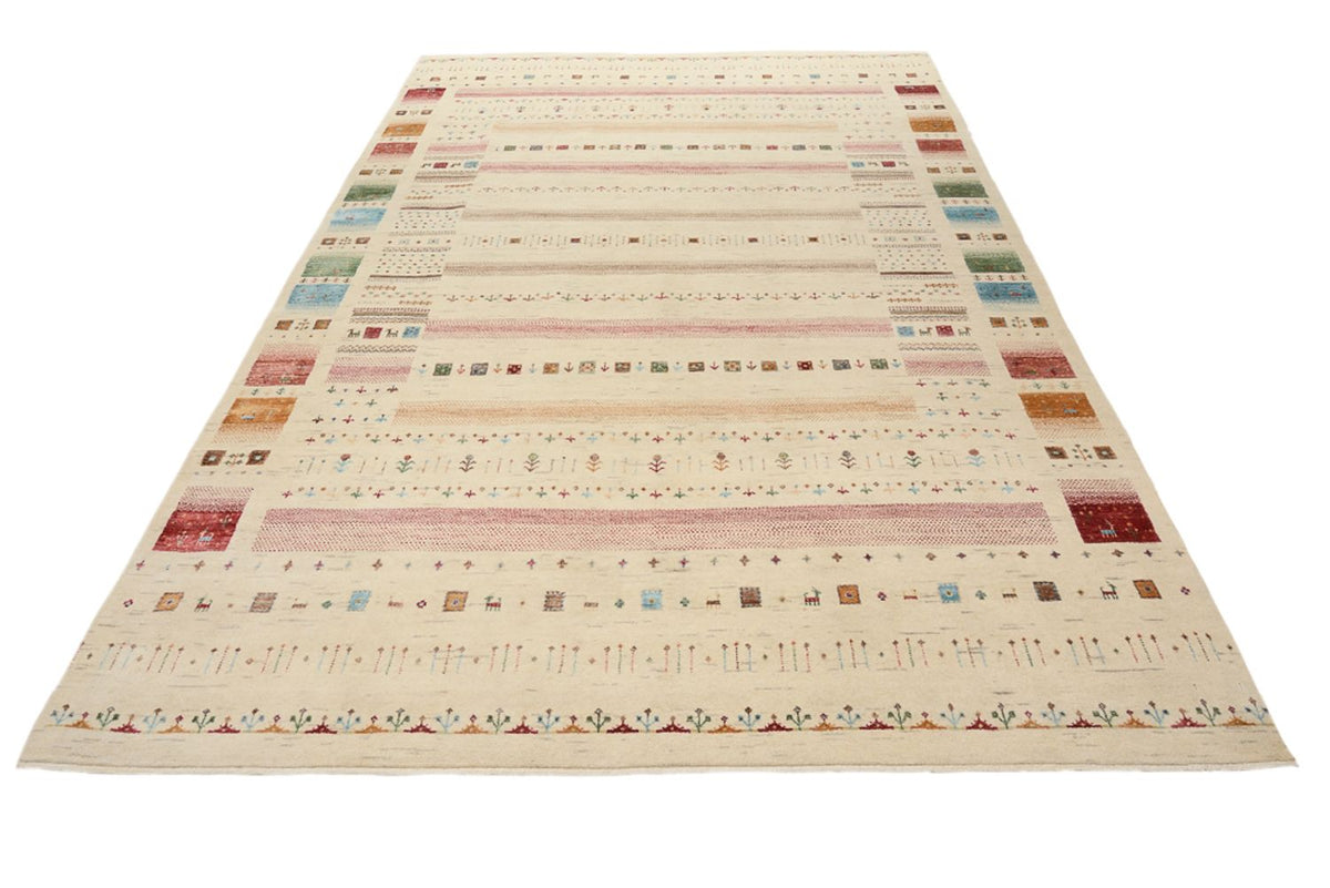 Tappeto Gabbeh - Loribaft Indus - 304 x 203 cm - beige chiaro