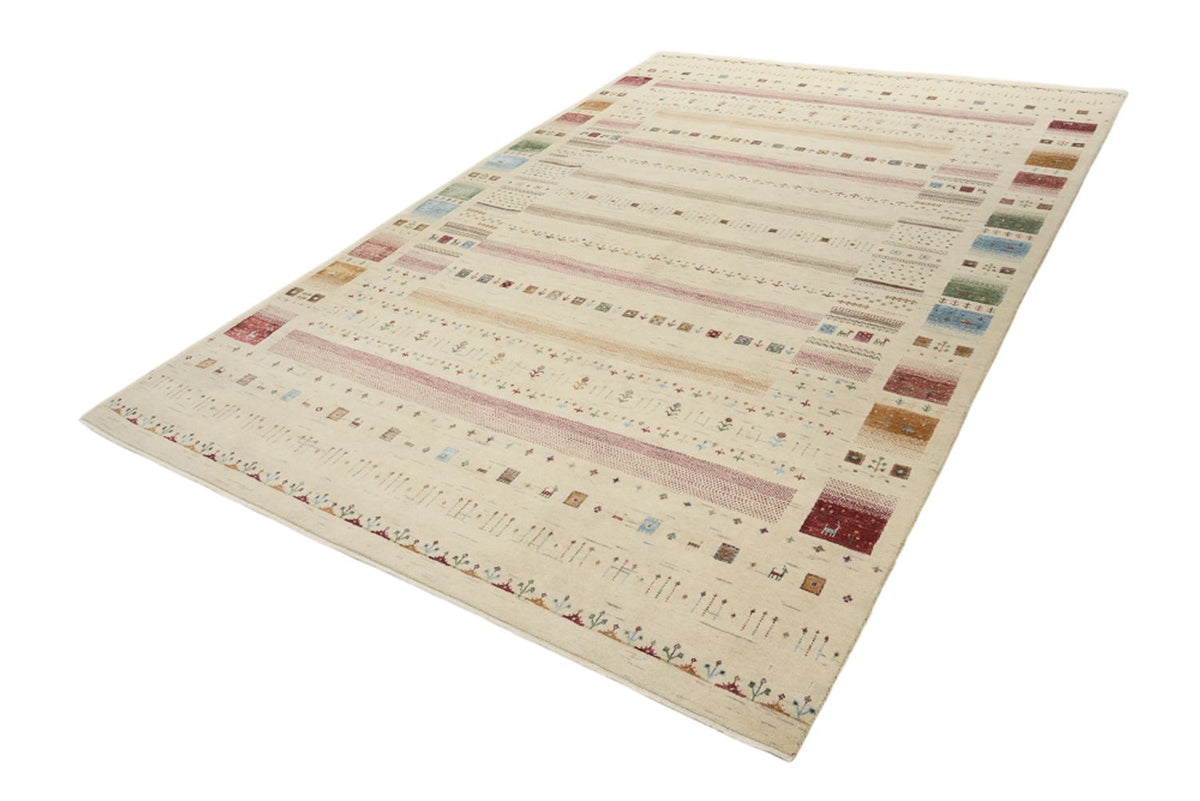 Tappeto Gabbeh - Loribaft Indus - 304 x 203 cm - beige chiaro
