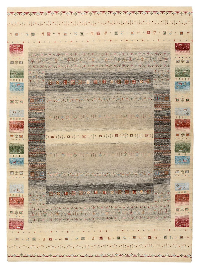 Tappeto Gabbeh - Loribaft Indus - 244 x 177 cm - beige chiaro