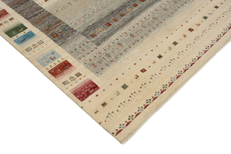 Tappeto Gabbeh - Loribaft Indus - 244 x 177 cm - beige chiaro