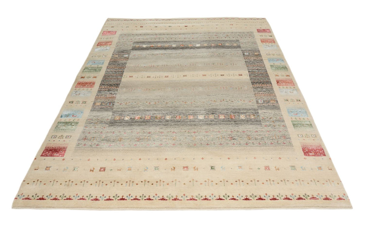Tappeto Gabbeh - Loribaft Indus - 244 x 177 cm - beige chiaro