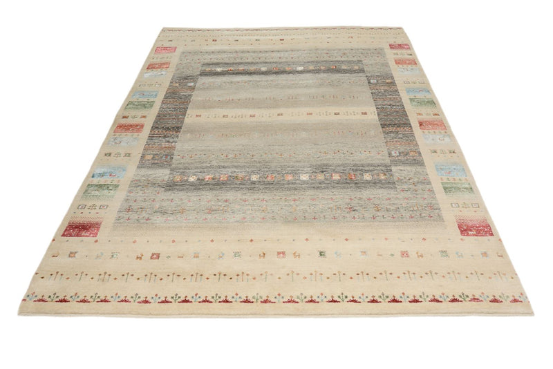 Tappeto Gabbeh - Loribaft Indus - 244 x 177 cm - beige chiaro
