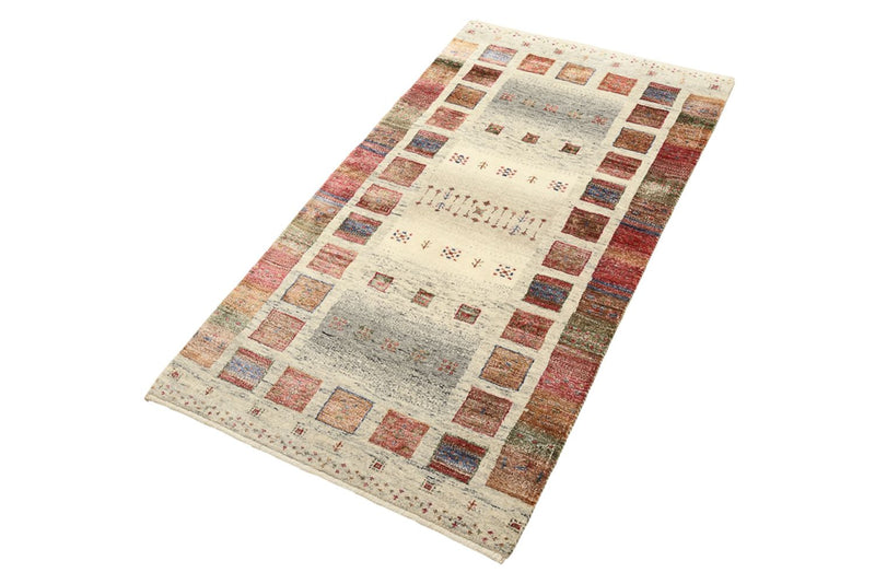 Tappeto Gabbeh - Loribaft Indus - 142 x 76 cm - multicolore