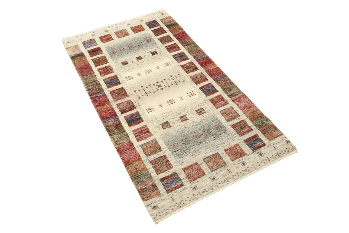 Tappeto Gabbeh - Loribaft Indus - 142 x 76 cm - multicolore
