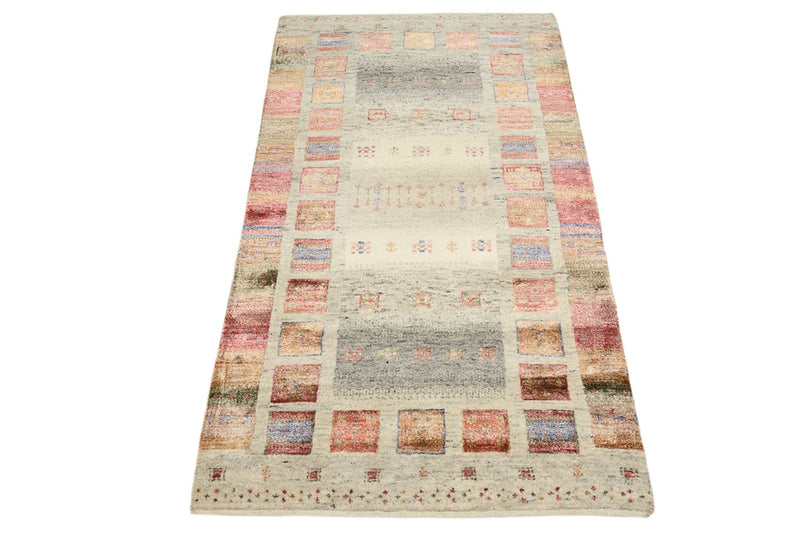 Tappeto Gabbeh - Loribaft Indus - 142 x 76 cm - multicolore