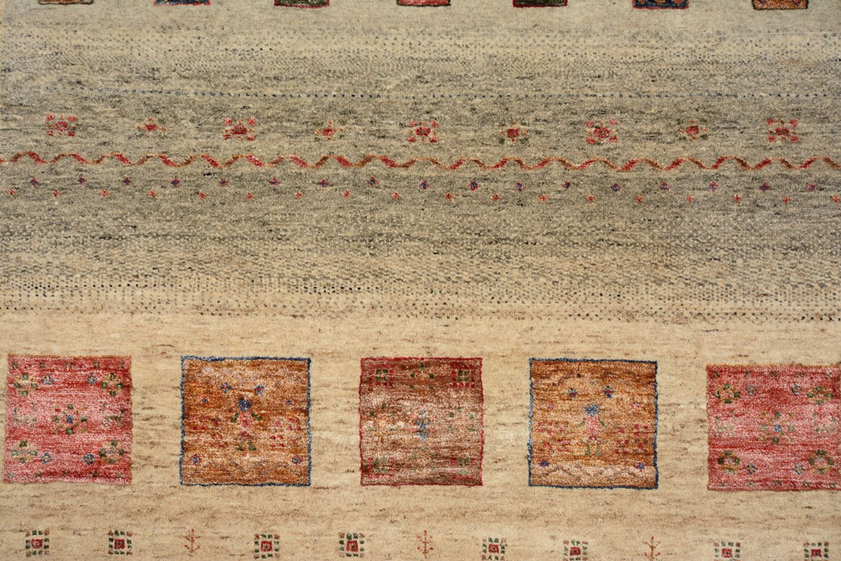 Tappeto Gabbeh - Loribaft Indus - 244 x 172 cm - multicolore