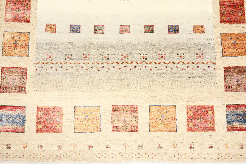 Tappeto Gabbeh - Loribaft Indus - 204 x 156 cm - multicolore