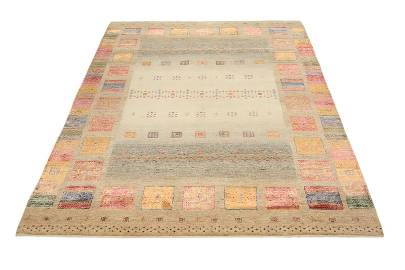 Tappeto Gabbeh - Loribaft Indus - 205 x 153 cm - multicolore