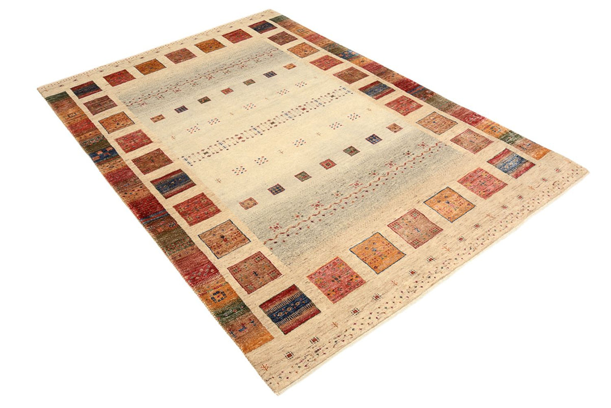 Tappeto Gabbeh - Loribaft Indus - 207 x 148 cm - multicolore