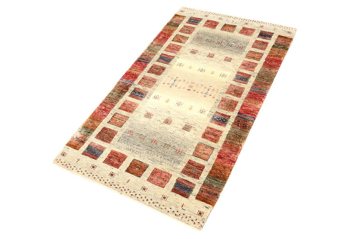 Tappeto Gabbeh - Loribaft Indus - 139 x 76 cm - multicolore