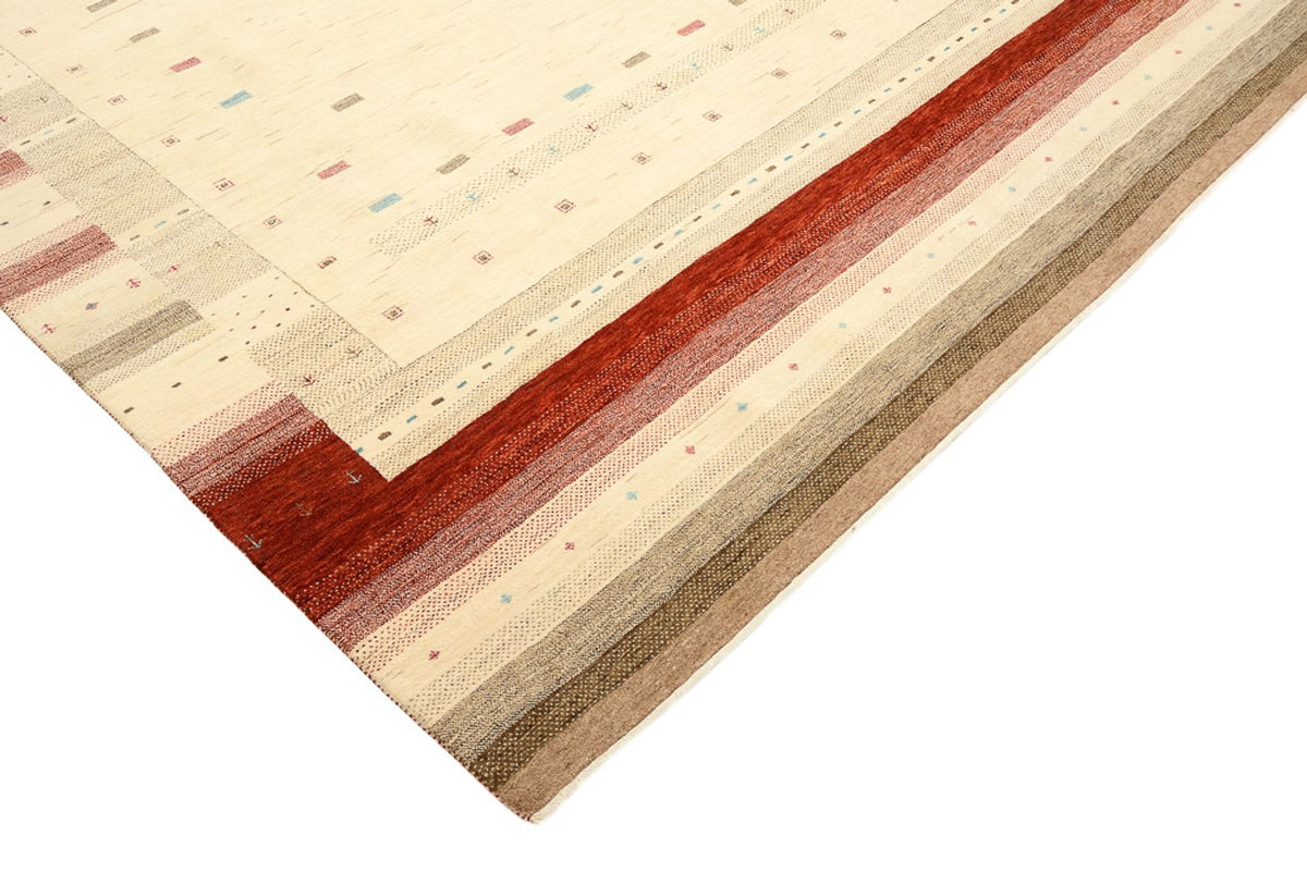 Tappeto Gabbeh - Loribaft Indus - 342 x 254 cm - beige chiaro