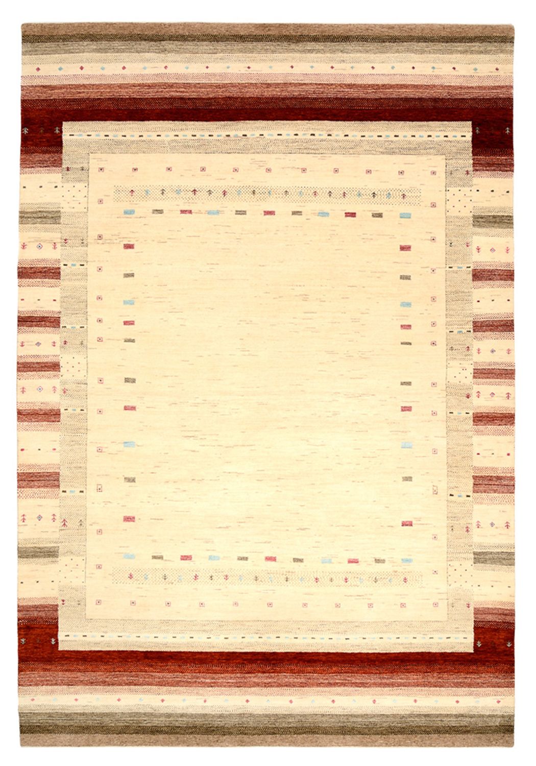 Tappeto Gabbeh - Loribaft Indus - 304 x 205 cm - beige chiaro