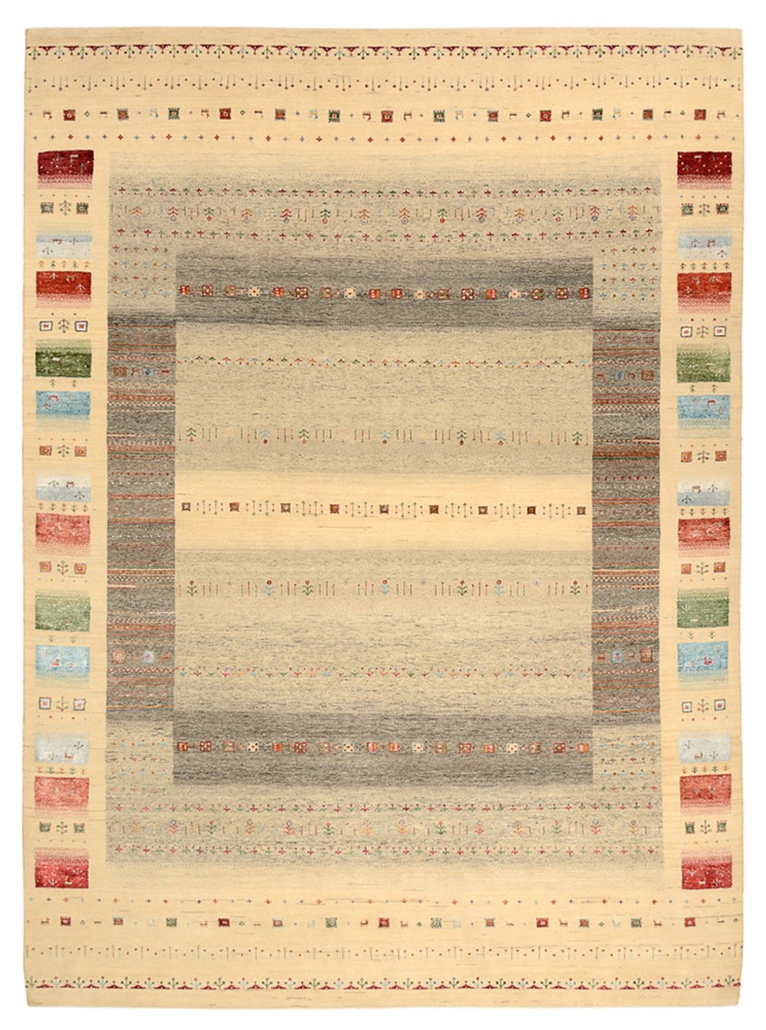 Tappeto Gabbeh - Loribaft Indus - 339 x 248 cm - multicolore