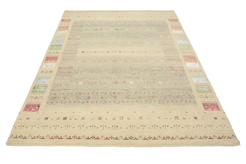 Tappeto Gabbeh - Loribaft Indus - 241 x 172 cm - beige scuro