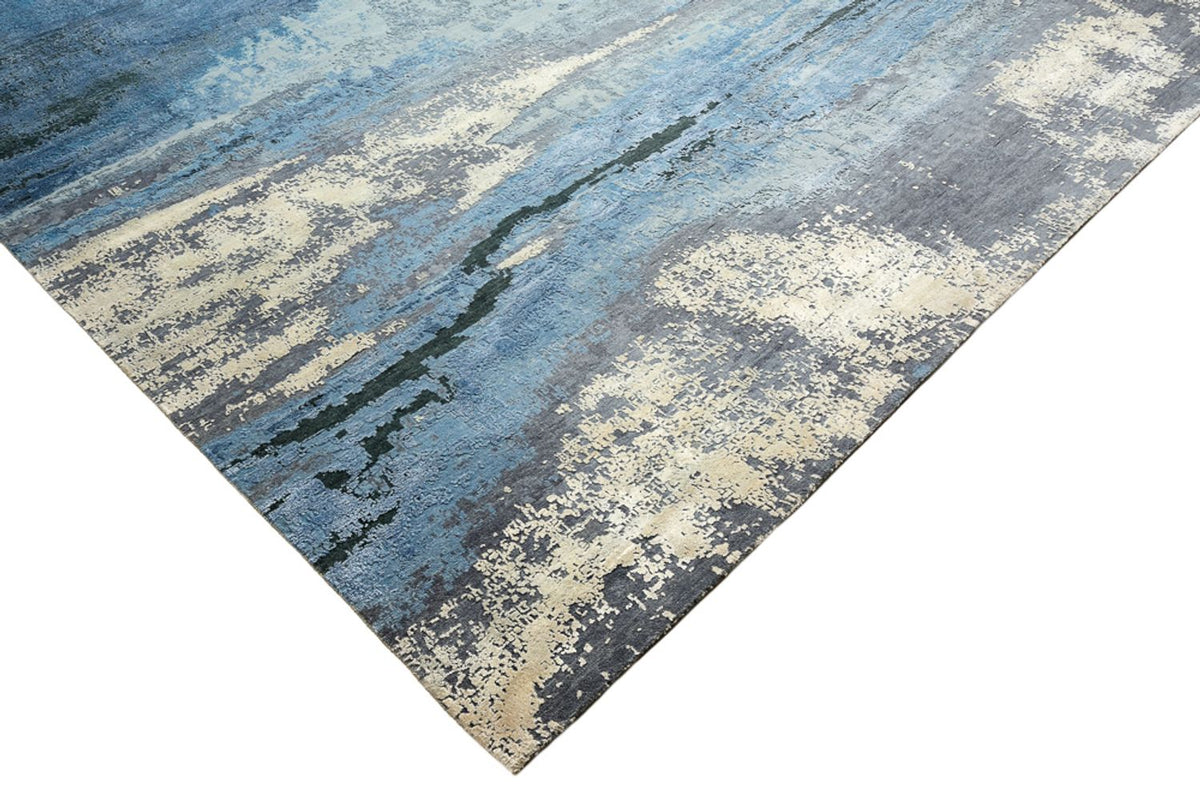 Tappeto di design - 430 x 306 cm - blu scuro