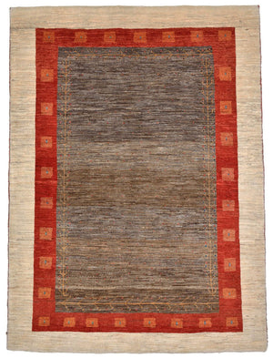Tappeto Gabbeh - Loribaft Persero - 205 x 150 cm - marrone