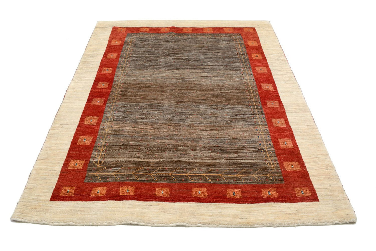 Tappeto Gabbeh - Loribaft Persero - 205 x 150 cm - marrone