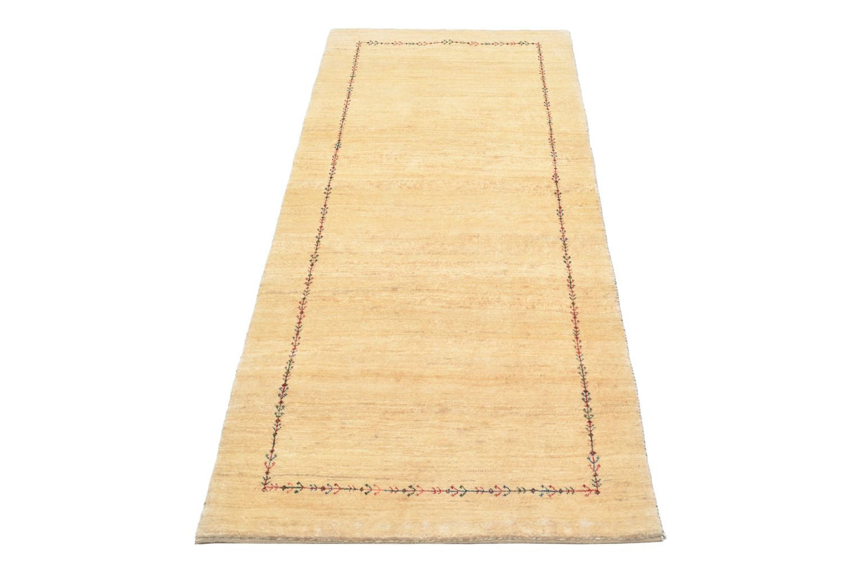 Tappeto corsia Tappeto Gabbeh - Loribaft Persero - 199 x 79 cm - naturale