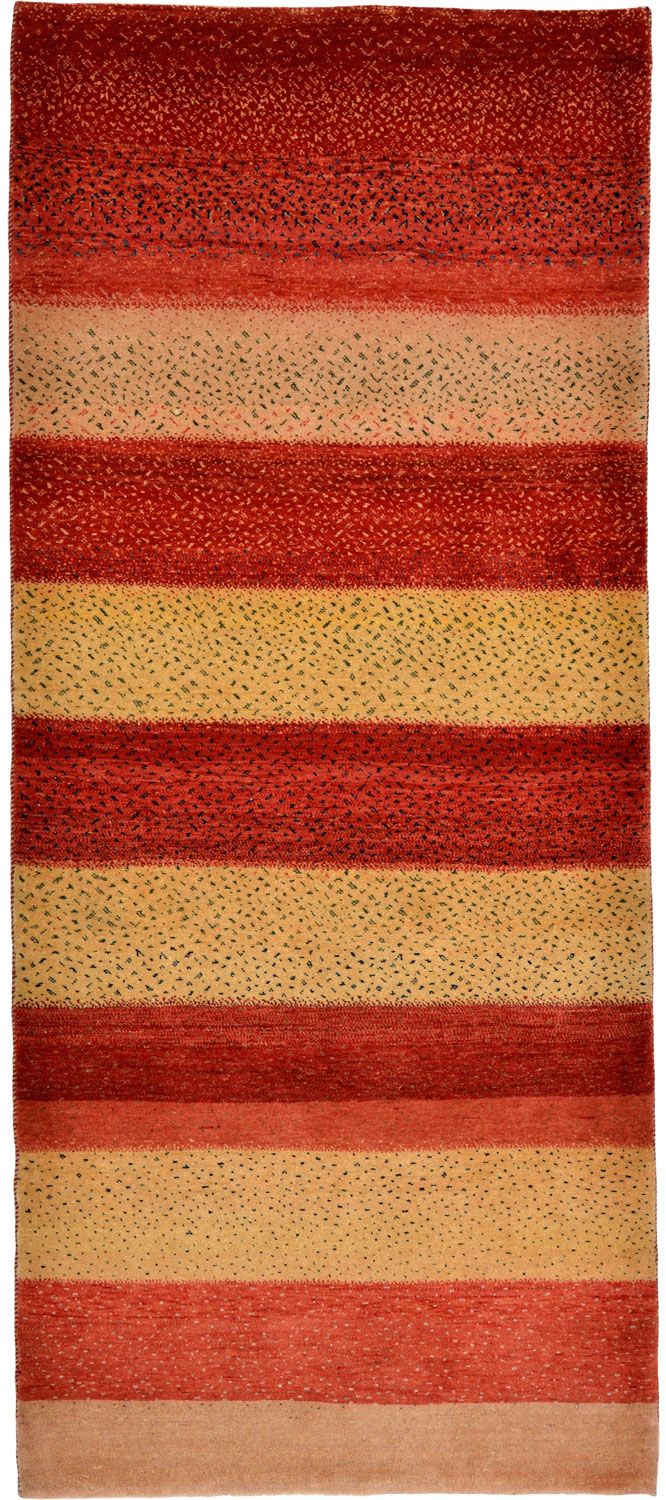 Tappeto corsia Tappeto Gabbeh - Loribaft Persero - 202 x 86 cm - rosso