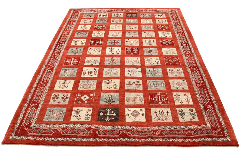 Tappeto Gabbeh - Loribaft Persero - 258 x 173 cm - rosso