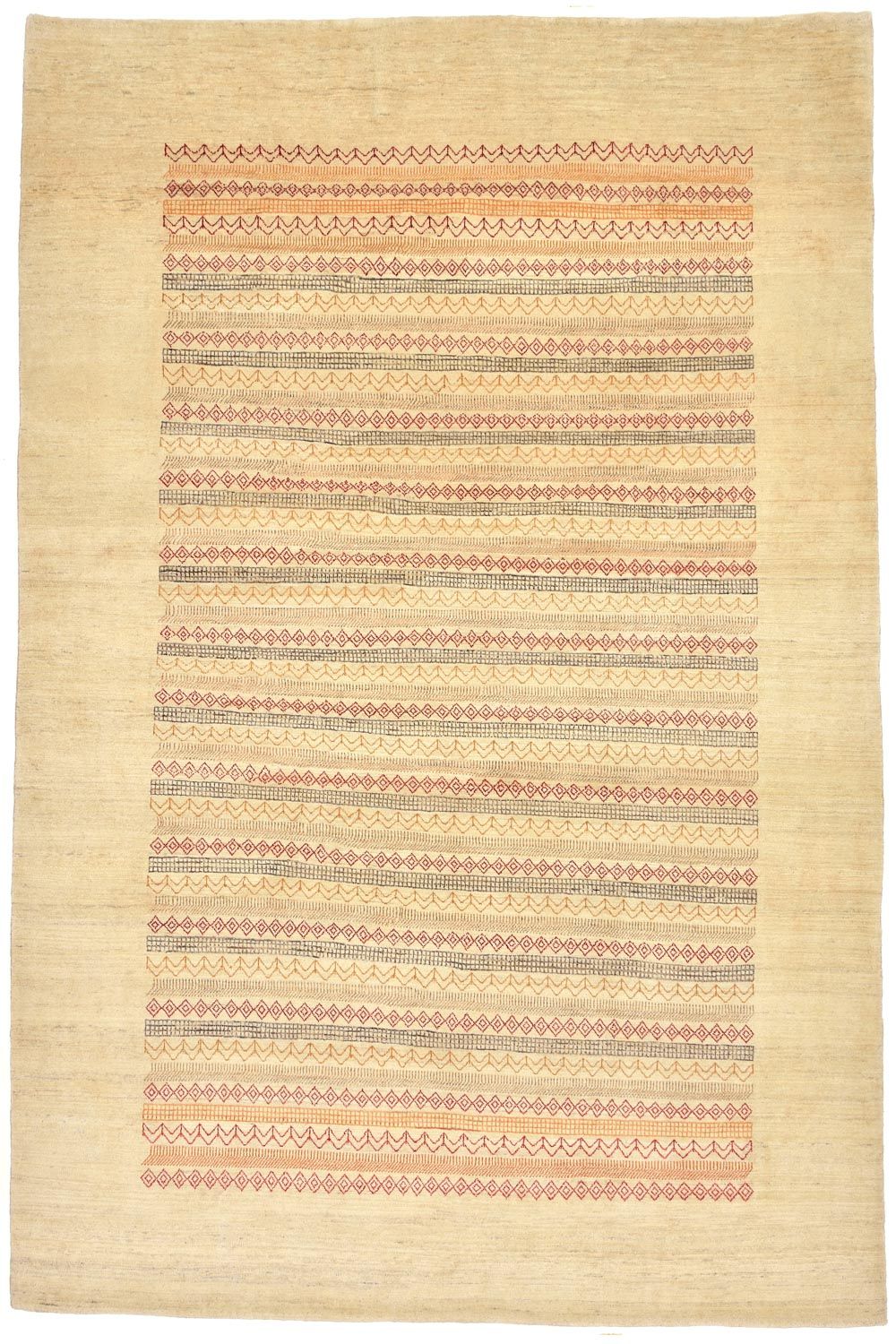 Tappeto Gabbeh - Loribaft Persero - 302 x 201 cm - naturale