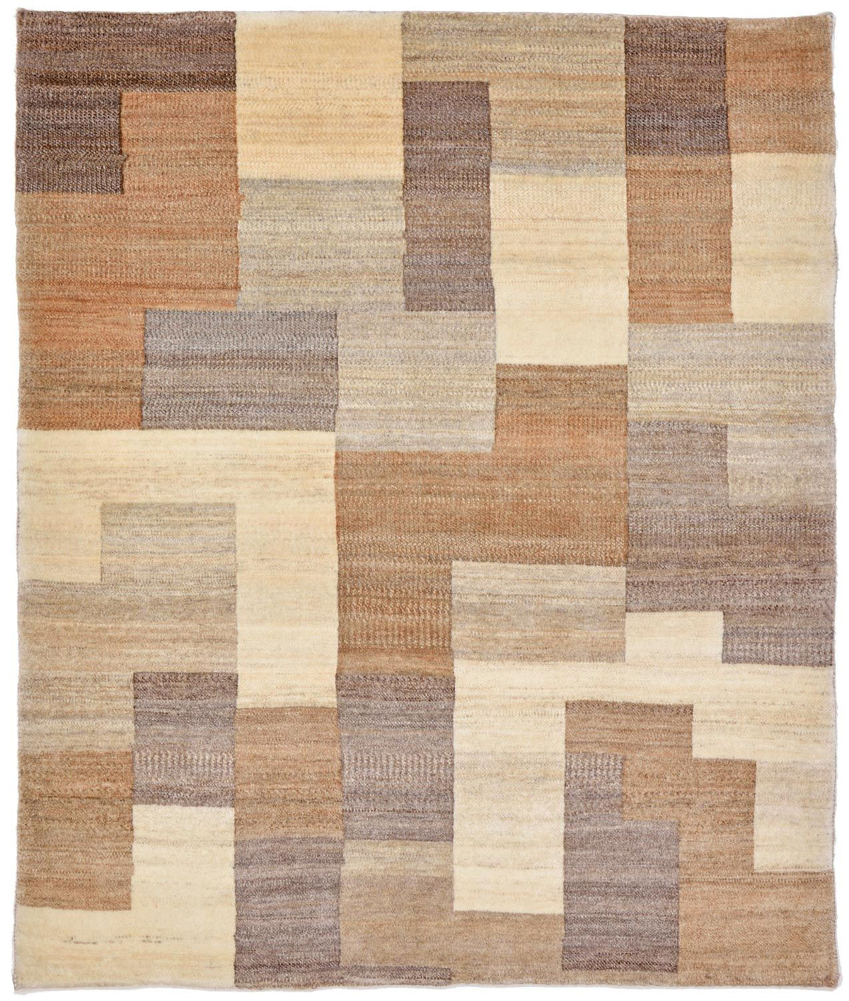 Tappeto Gabbeh - Loribaft Persero - 146 x 122 cm - marrone chiaro