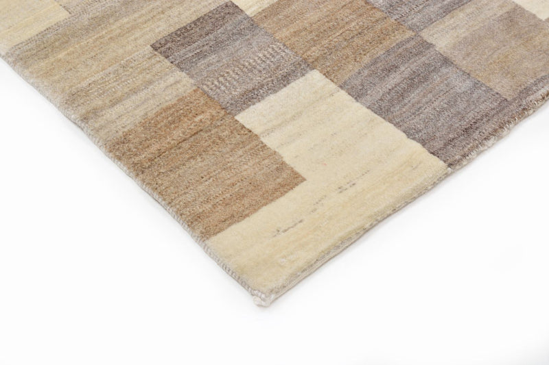 Tappeto Gabbeh - Loribaft Persero - 146 x 122 cm - marrone chiaro