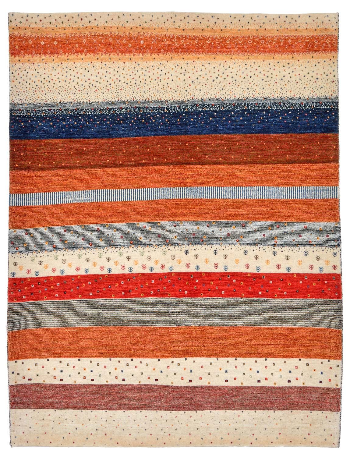 Tappeto Gabbeh - Loribaft Persero - 213 x 160 cm - multicolore